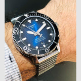 Tissot Seastar 1000 Powermatic 80 Blue Dial SIlver Mesh Bracelet Watch For Men - T120.407.11.041.02 Buy Now By Tissot
