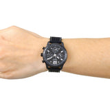 Guess Marina Chronograph Black Dial Black Rubber Strap Watch for Women - W1025L3 Buy Now By Guess