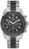 Guess Octane Chronograph Black Dial Two Tone Steel Strap Watch for Men - W1046G1 Buy Now By Guess