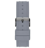 Guess Legacy Grey Dial Grey Silicone Strap Watch For Men - W1048G1 Buy Now By Guess