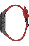 Guess Legacy Black Dial Red Silicone Strap Watch for Men - W1049G6 Buy Now By Guess