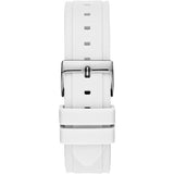 Guess Limelight White Dial White Rubber Strap Watch for Women - W1053L2 Buy Now By Guess