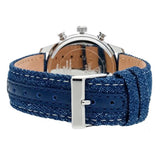 Guess Marina Chronograph Blue Dial Blue Denim Strap Watch For Women - W1057L1 Buy Now By Guess