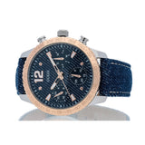 Guess Marina Chronograph Blue Dial Blue Denim Strap Watch For Women - W1057L1 Buy Now By Guess