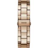 Guess G-Twist Rose Gold Dial Rose Gold Steel Strap Watch for Women - W1082L3 Buy Now By Guess