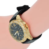 Guess Swirl Quartz Black Dial Black Silicone Strap Watch for Women - W1096L3 Buy Now By Guess