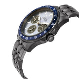 Guess Odyssey Quartz Blue Dial Gunmetal Steel Strap Watch For Men - W1107G5 Buy Now By Guess