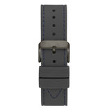 Guess Odyssey Blue Dial Grey Rubber Strap Watch For Men - W1108G6 Buy Now By Guess