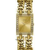 Guess MOD Heavy Metal Diamonds Gold Dial Gold Steel Strap Watch for Women - W0072L1 Buy Now By Guess