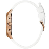 Guess Solar White Dial White Rubber Strap Watch For Women - W1135L1 Buy Now By Guess