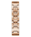 Guess Tri Glitz Quartz Diamonds Rose Gold Dial Rose Gold Mesh Bracelet Watch For Women - W1142L4 Buy Now By Guess