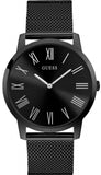 Guess Richmond Black Dial Black Mesh Bracelet Watch for Men - W1263G3 Buy Now By Guess