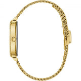 Guess Richmond Gold Dial Gold Mesh Bracelet Watch for Men - W1263G2 Buy Now By Guess