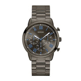Guess Hendrix Chronograph Gunmetal Dial Gunmetal Steel Strap Watch for Men - W1309G3 Buy Now By Guess
