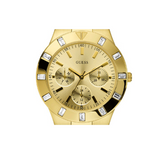 Guess Glisten Analog Gold Dial Gold Steel Strap Watch For Women - W13576l1 Buy Now By Guess