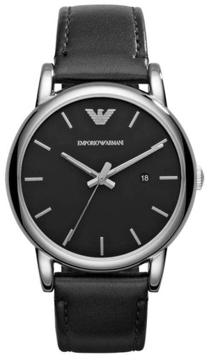 Emporio Armani Classic Quartz Black Dial Black Leather Strap Watch For Men - AR1692 Buy Now By Emporio Armani
