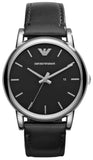 Emporio Armani Classic Quartz Black Dial Black Leather Strap Watch For Men - AR1692 Buy Now By Emporio Armani