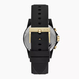 Armani Exchange Outerbanks Chronograph Black Dial Black Steel Strap Watch For Men - AX7105 Buy Now By Armani Exchange