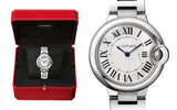 Cartier Ballen Bleu De Cartier Silver Dial Silver Steel Strap Watch for Women - W6920084 Buy Now By Cartier