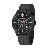 Maserati Epoca Chronograph Black Dial Black Mesh Strap Watch For Men - R8873618013 Buy Now By Maserati