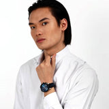 Maserati Traguardo Chronograph Blue Dial Black Silicone Strap Watch For Men - R8871612044 Buy Now By Maserati