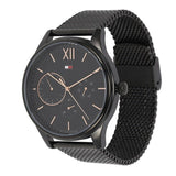 Tommy Hilfiger Damon Quartz Black Dial Black Mesh Bracelet Watch for Men - 1791420 Buy Now By Tommy Hilfiger