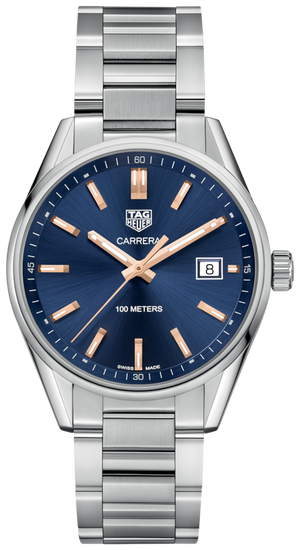 Tag Heuer Carrera Quartz Blue Dial Silver Steel Strap Watch for Women - WAR1112.BA0601 Buy Now By Tag Heuer