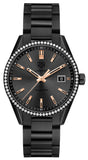 Tag Heuer Carrera Quartz Diamonds Black Dial Black Steel Strap Watch for Women - WAR1115.BA0602 Buy Now By Tag Heuer