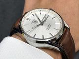 Tag Heuer Carrera Calibre 5 Automatic White Dial Brown Leather Strap Watch for Men - WAR201B.FC6291 Buy Now By Tag Heuer