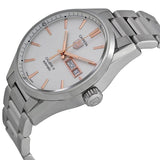 Tag Heuer Carrera Calibre 5 White Dial Silver Steel Strap Watch for Men - WAR201D.BA0723 Buy Now By Tag Heuer