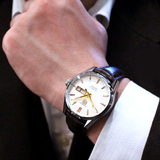 Tag Heuer Carrera Calibre 5 Automatic White Dial Brown Leather Strap Watch for Men - WAR201D.FC6291 Buy Now By Tag Heuer