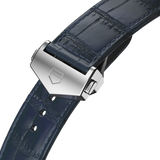 Tag Heuer Carrera Calibre 5 Automatic Blue Dial Blue Leather Strap Watch for Men - WAR201E.FC6292 Buy Now By Tag Heuer