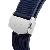 Tag Heuer Aquaracer Quartz Blue Dial Blue Rubber Strap Watch for Men - WAY101C.FC6153 Buy Now By Tag Heuer