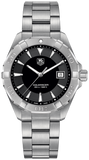 Tag Heuer Aquaracer Quartz Black Dial Silver Steel Strap Watch for Men - WAY1110.BA0928 Buy Now By Tag Heuer