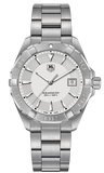 Tag Heuer Aquaracer Quartz White Dial Silver Steel Strap Watch for Men - WAY1111.BA0928 Buy Now By Tag Heuer