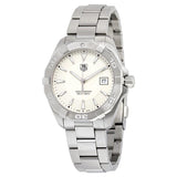 Tag Heuer Aquaracer Quartz White Dial Silver Steel Strap Watch for Men - WAY1111.BA0928 Buy Now By Tag Heuer