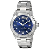 Tag Heuer Aquaracer Quartz Blue Dial Silver Steel Strap Watch for Men - WAY1112.BA0928 Buy Now By Tag Heuer