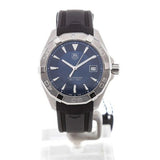 Tag Heuer Aquaracer Caliber 5 Blue Dial Black Rubber Strap Watch for Men - WAY2112.FT8021 Buy Now By Tag Heuer