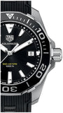 Tag Heuer Aquaracer Black Dial Black Rubber Strap Watch for Men - WAY111A.FT6151 Buy Now By Tag Heuer