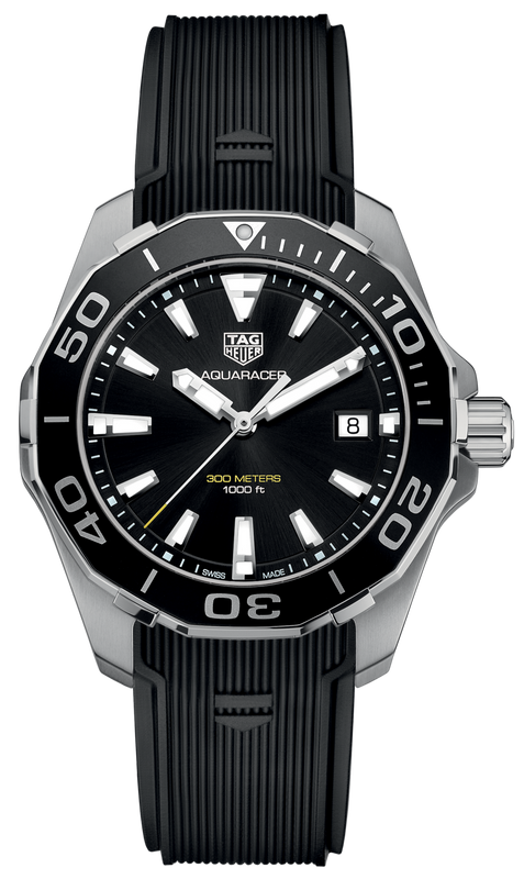 Tag Heuer Aquaracer Black Dial Watch for Men - WAY111A.FT6151 Buy Now By Tag Heuer