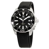 Tag Heuer Aquaracer Black Dial Black Rubber Strap Watch for Men - WAY111A.FT6151 Buy Now By Tag Heuer