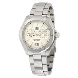 Tag Heuer Aquaracer Chronograph White Dial Silver Steel Strap Watch for Men - WAY111Y.BA0928 Buy Now By Tag Heuer