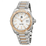 Tag Heuer Aquaracer Quartz White Dial Silver Strap Watch for Men - WAY1150.BD0911 Buy Now By Tag Heuer