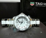 Tag Heuer Aquaracer Diamonds White Dial Two Tone Steel Strap Watch for Women - WAY131D.BA0914 Buy Now By Tag Heuer
