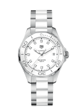 Tag Heuer Aquaracer Diamonds White Dial Two Tone Steel Strap Watch for Women - WAY131D.BA0914 Buy Now By Tag Heuer