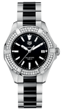 Tag Heuer Aquaracer Quartz Diamonds Black Dial Two Tone Steel Strap Watch for Men - WAY131E.BA0913 Buy Now By Tag Heuer