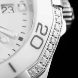 Tag Heuer Aquaracer Diamonds White Dial Two Tone Steel Strap Watch for Women - WAY131H.BA0914 Buy Now By Tag Heuer