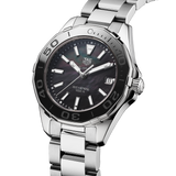 Tag Heuer Aquaracer Quartz Black Dial Silver Steel Strap Watch for Women - WAY131K.BA0748 Buy Now By Tag Heuer