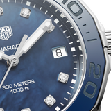 Tag Heuer Aquaracer 35mm Quartz Blue Dial Silver Steel Strap Watch for Women - WSY131L.BA0748 Buy Now By Tag Heuer