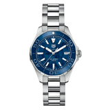Tag Heuer Aquaracer Blue Dial Silver Steel Strap Watch for Women - WAY131S.BA0748 Buy Now By Tag Heuer